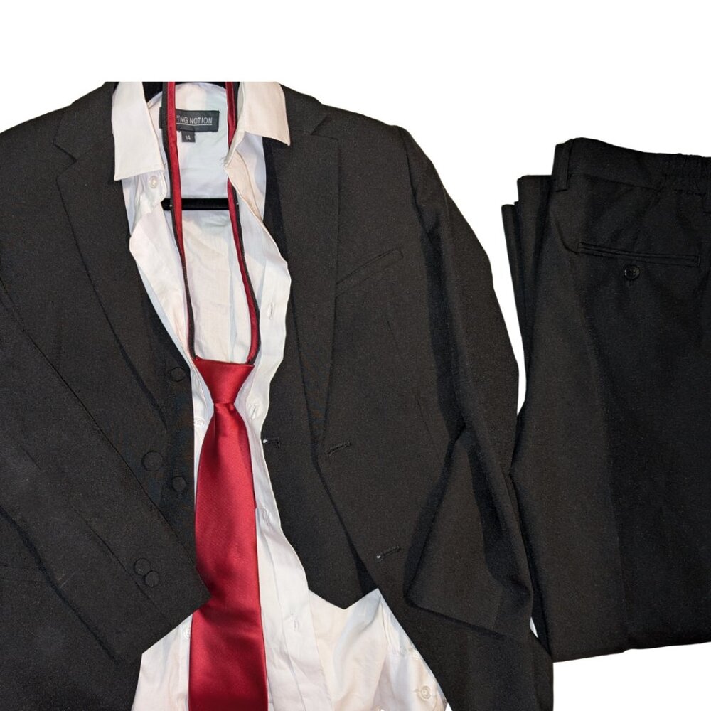 Boys Black FULL Suit Set FREE SHIPPING